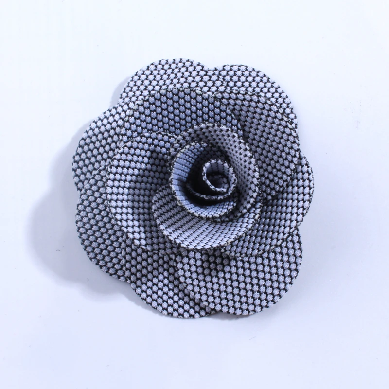 10PCS 5.5CM 16 Color For U Pick Small Layerd Burlap Puff Rose Fabric Flowers Bridal Wedding Floral Applique Hair Accessories |
