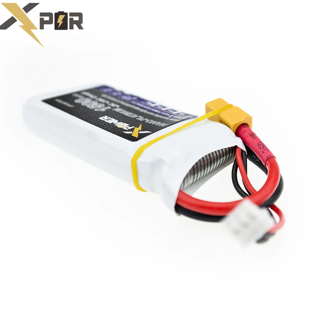 Аккумулятор Xpower 2 шт. 7 4 В 1500 мАч 30C 2S XT60/T Lipo батареи для WLtoys 12428 Wing Z84 батарея дрона VS