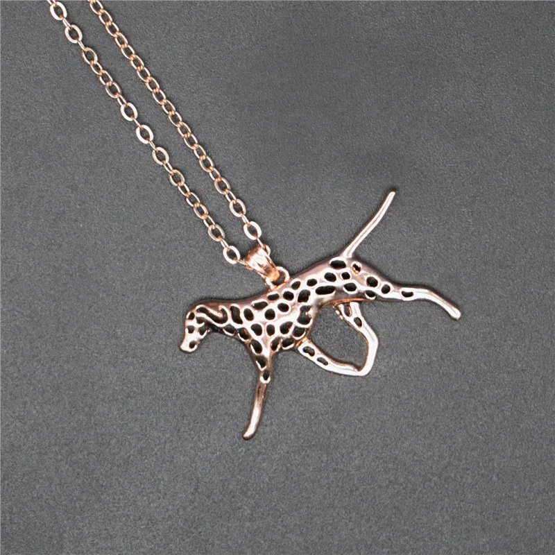 4 Цвета Новое далматинское Очаровательное ожерелье Трендовое металлическое