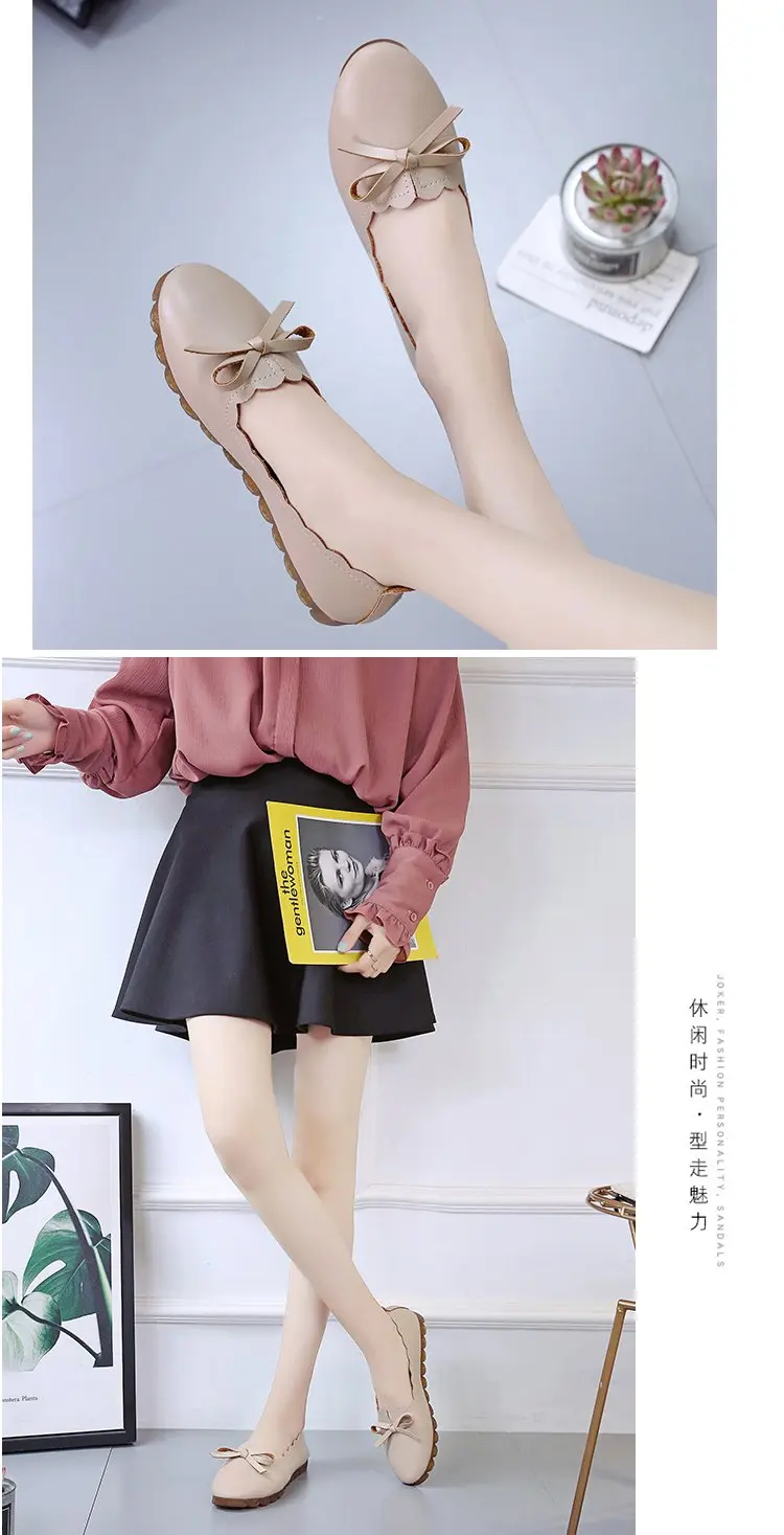 Brand Ksyoocur New Ladies Flat Shoes Casual Women Shoes Comfortable Round Toe Flat Shoes Spring/summer Women Shoes X04