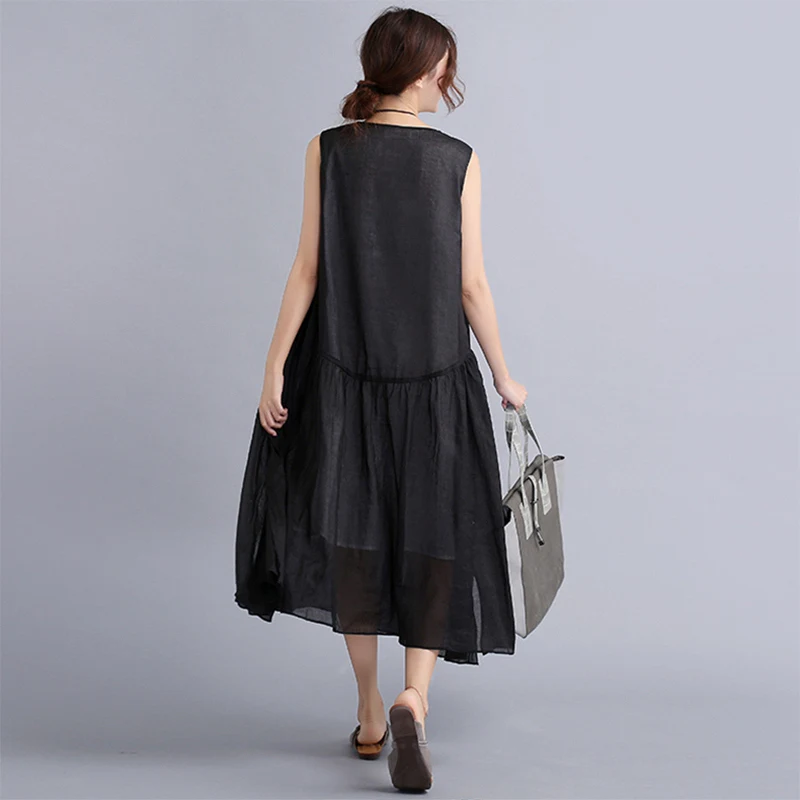 2017 осеннее женское винтажное платье из двух частей свободное элегантное в