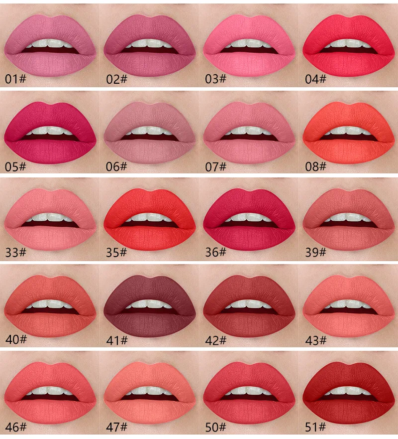 1 шт. двусторонняя бархатная Помада-карандаш |