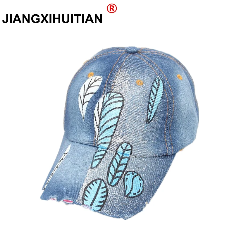Новый мужской ковбой перо Бейсбол Кепки осень Повседневное Snapback Шапки для Для