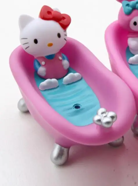 Милый hello kitty мыльница Органайзер для ванной Jingel Cat Мини Ванна мыло Корзина детские вещи ванная комната хранения душ Органайзер - Цвет: Kitty