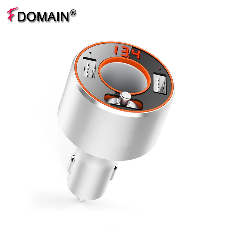 Fdoman алюминиевый сплав двойной USB автомобильный Bluetooth комплект громкой связи