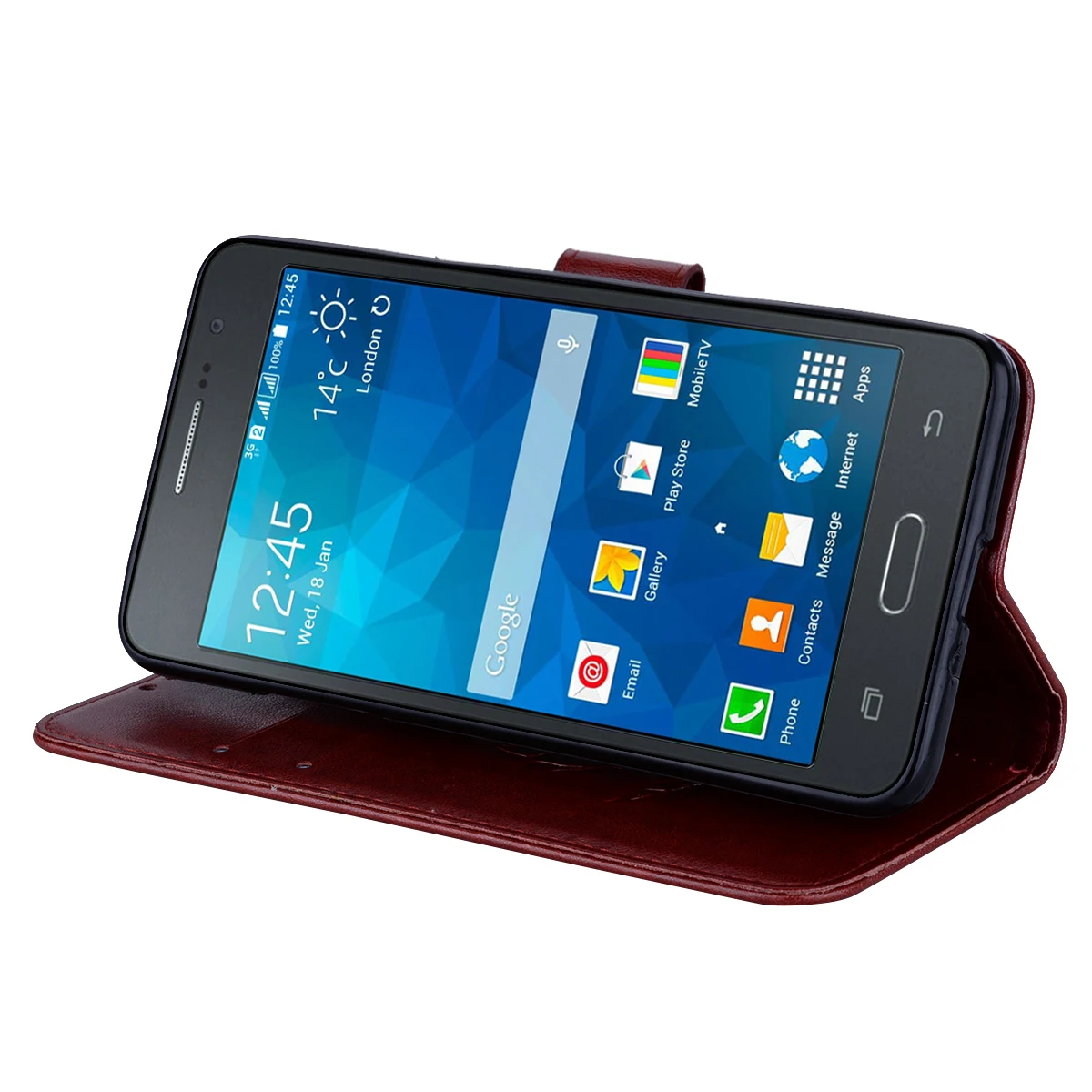 Чехол-книжка с бумажником для samsung Galaxy Grand Prime G531H G530 G531 SM-G531F, силиконовый чехол с откидной крышкой, кожаный чехол s для samsung J2 Prime