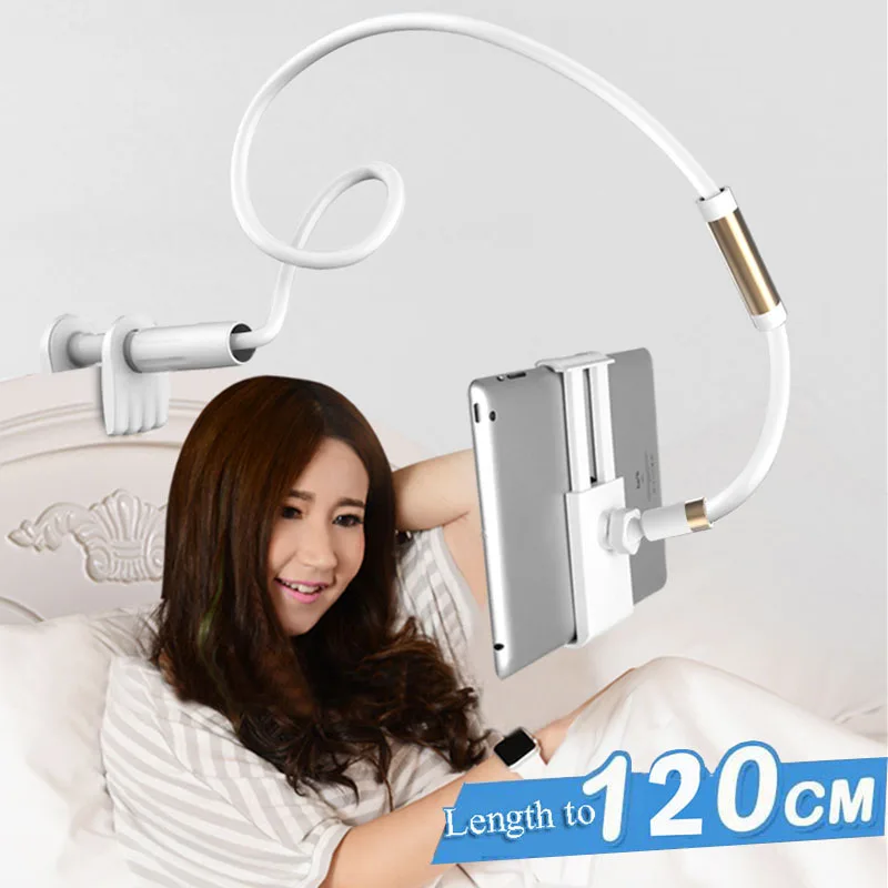 Suporte para Tablet Longo para Ipad Suporte de Montagem Ajustável para Tablet de 120cm Suporte Braço Samsung Kindle Polegadas Cama Preguiçosa Tablet 4-10.5