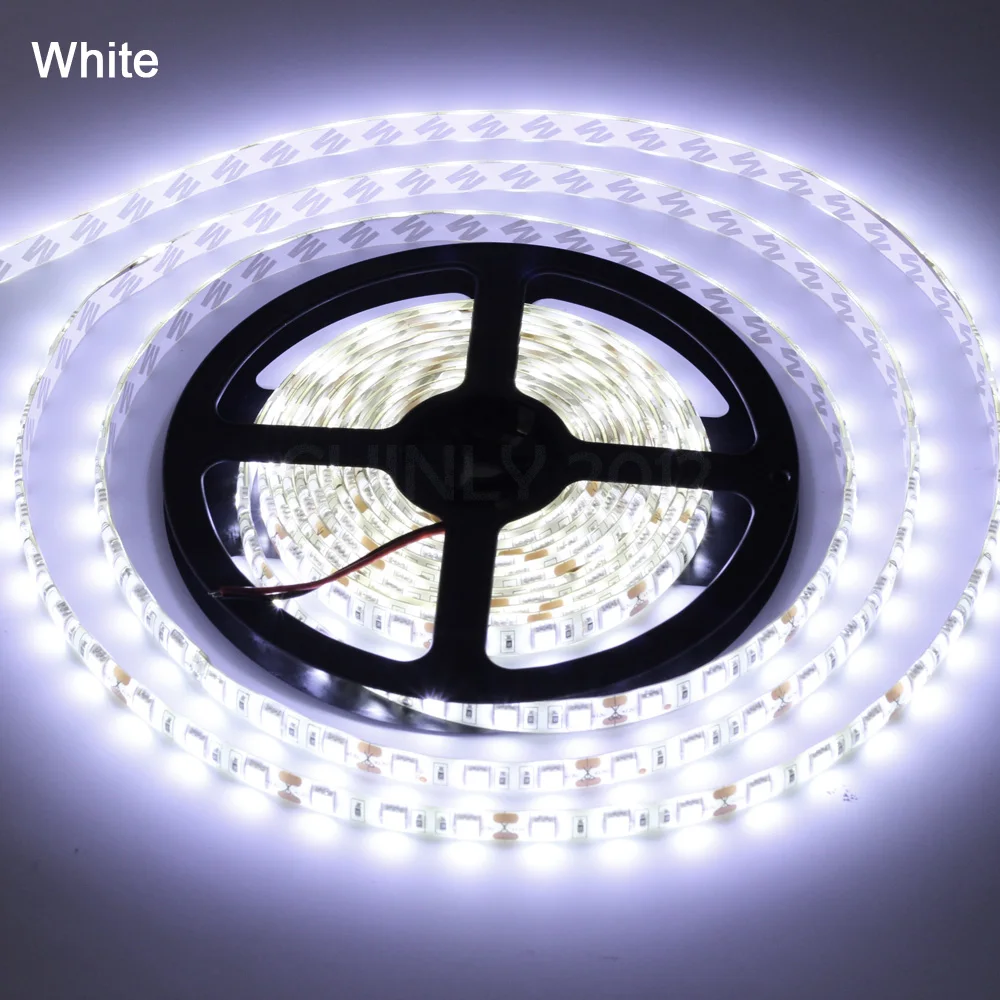 Гибкая светодиодная лента 12 В RGB/белый/теплый белый свет SMD 5050 5 м 300 светодиодов