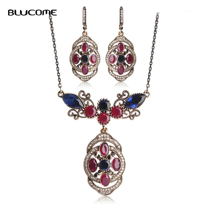 Женские серьги Blucome турецкие ювелирные изделия из сплава украшения для вечеринки