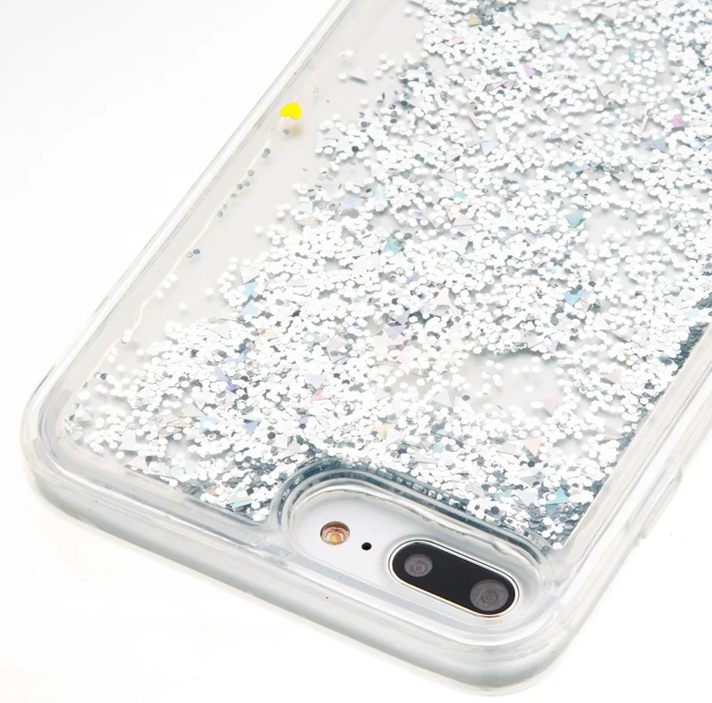 UPaitou глиттер Переливающаяся жидкость чехлы для iPhone 8 7 6 6s Plus 4 4s 5 5S Мягкий ТПУ чехол