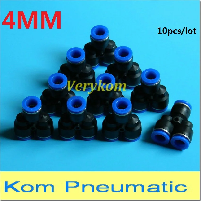 10 шт. Бесплатная доставка пневматический 4-миллиметровый трубчатый шланг Verykom