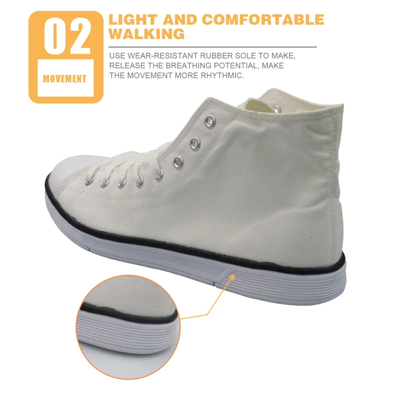 WHEREISART/женская Повседневная парусиновая обувь с высоким берцем