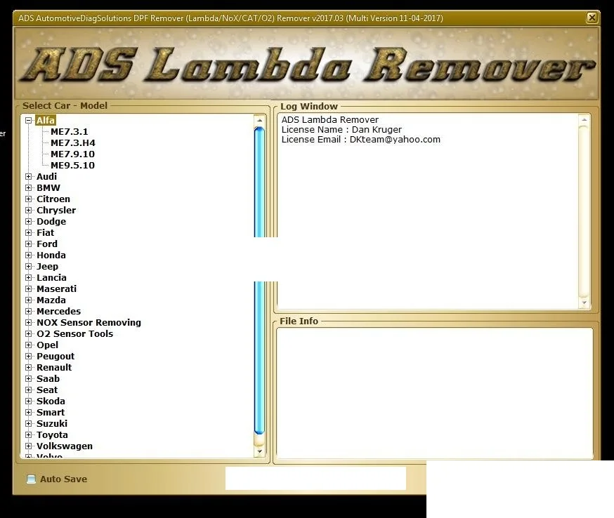DPF EGR Lambda Remover [05.2017] Keygen+Kits