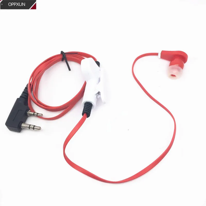 5 шт. красные наушники Moore для baofeng UV5R BF888S uv82 PUXING px777 px888k QUANSHENG uv2 Двусторонняя