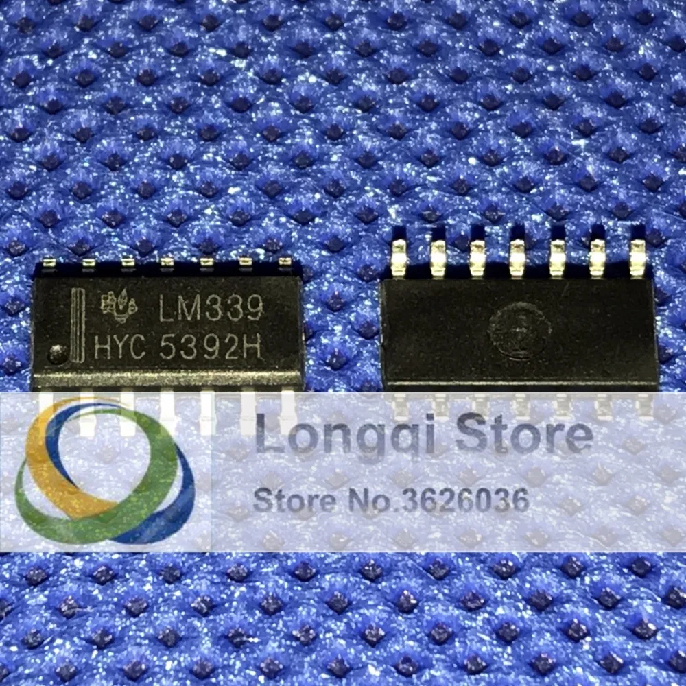 

10PCS LM339DR LM339 SOIC-14 SOP-14 QUAD DIFFERENTIAL COMPARATORS