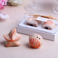 free shipping starfish salt pepper shaker wedding favors and gifts for guests souvenirs decoration event party supplies