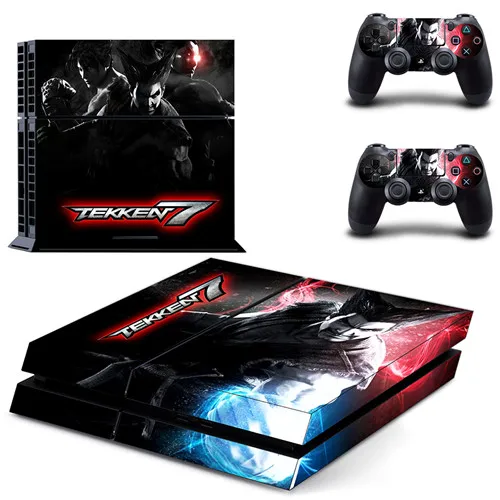 GYTM0896 Игра Tekken 7 PS4 Кожа Наклейка виниловая для sony Playstation 4 консоль и 2 контроллера PS4 Кожа Наклейка - Цвет: GYTM0896