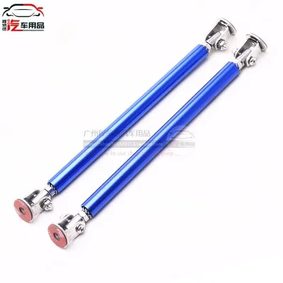 15CM blue 2 шт. Универсальный Регулируемый гоночный передний бампер для губ разветвитель штанги стойки для крепления галстука для Audi A4 B6 A3 A6 C5 Q7 A1 A5 A7 A8 - Цвет: 15CM blue
