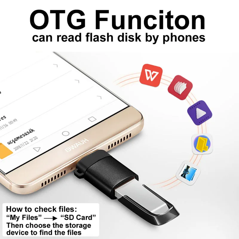 USB C OTG флеш накопитель Тип usb до 3 0 адаптер для samsung S9 S8 Plus Note 8 Macbook Pro 2017/2016 LG G6 V20 (1