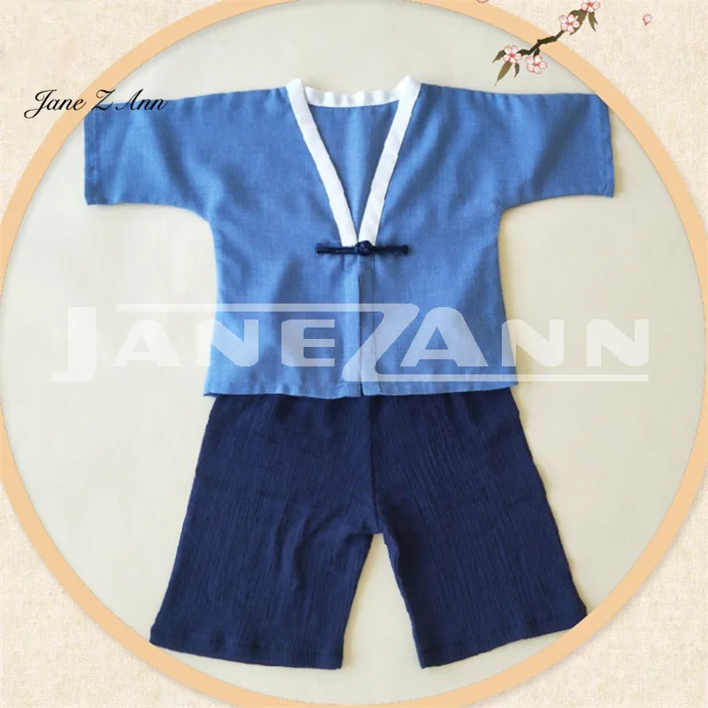Jane Z Ann/детская одежда для фотосъемки детская одежда в традиционном китайском стиле для детей от 3 месяцев до 1 лет Одежда для студийной съемки