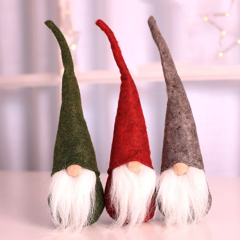 Рождественская шведская плюшевая кукла Санта Клауса Tomte Gnome Новогодняя вечеринка