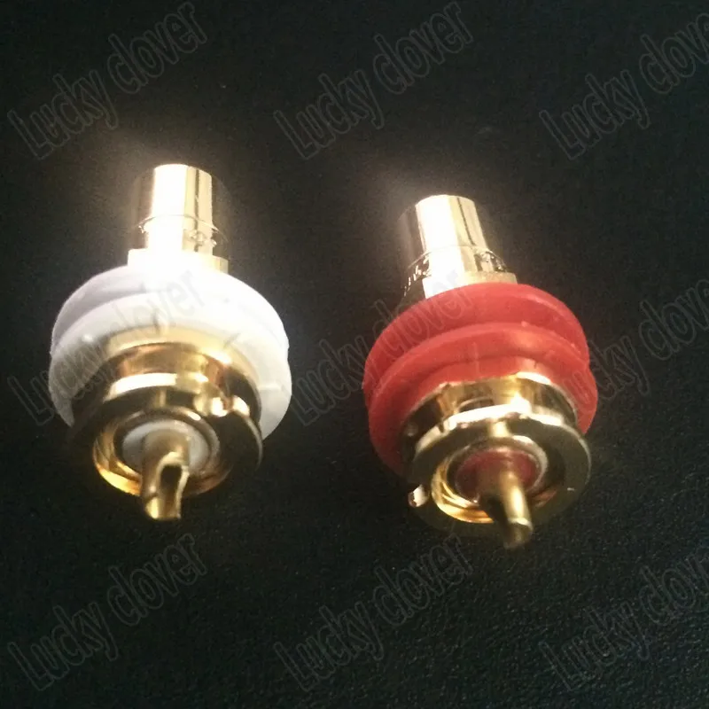 10 шт. DIY бутик медный аллювиальный Золотой RCA дюйм DAC уровень усилитель шасси аудио
