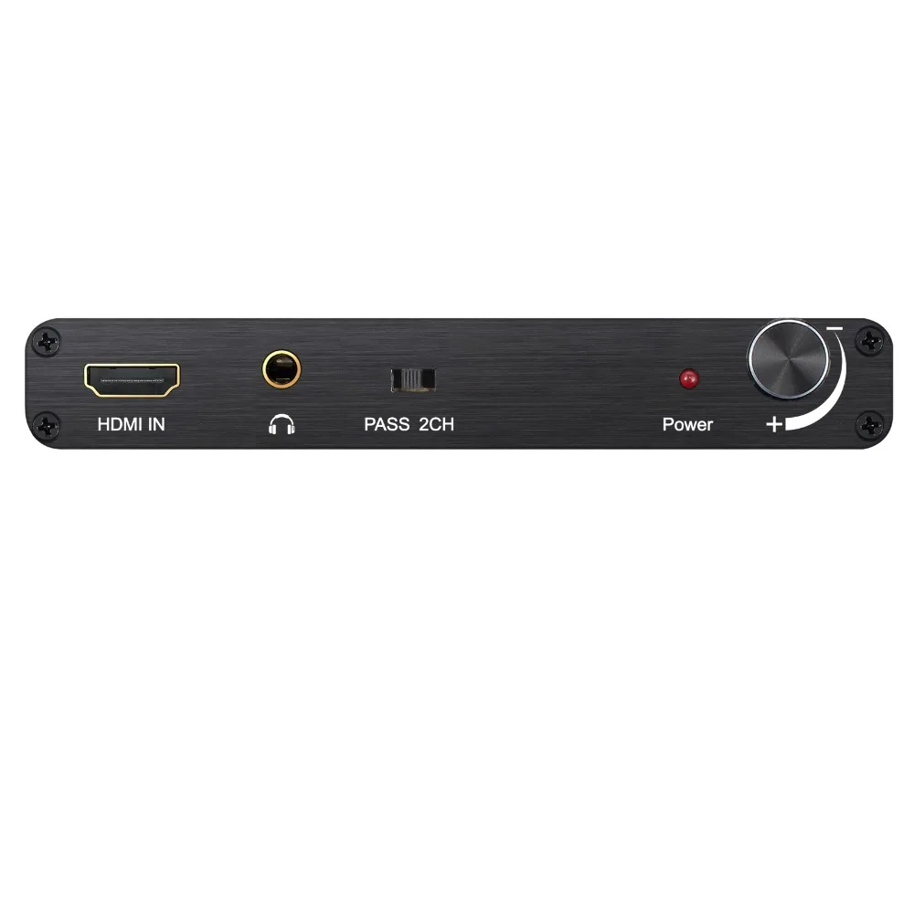 4K 3D с регулятором громкости аудио экстрактор HDMI в HDMI с оптическим Toslink аналоговый 5.1CH 2.0CH аудио сплиттер для Blu-Ray