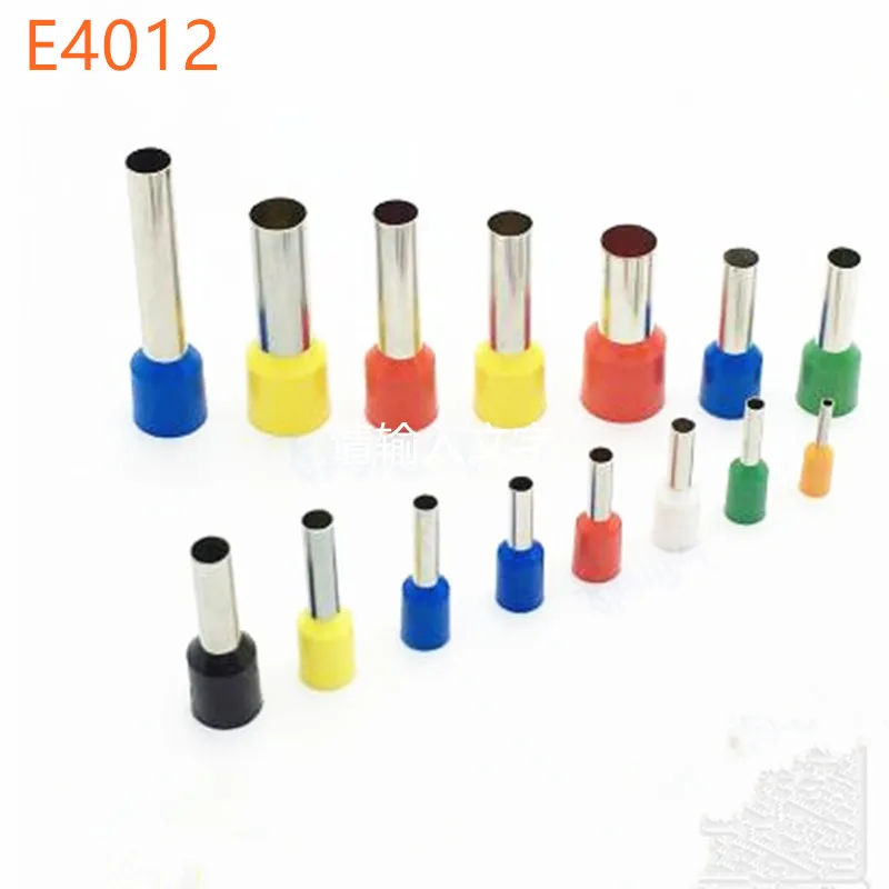 Длинная трубка E4012 12 AWG изолированный концевой провод медный обжимный разъем 100