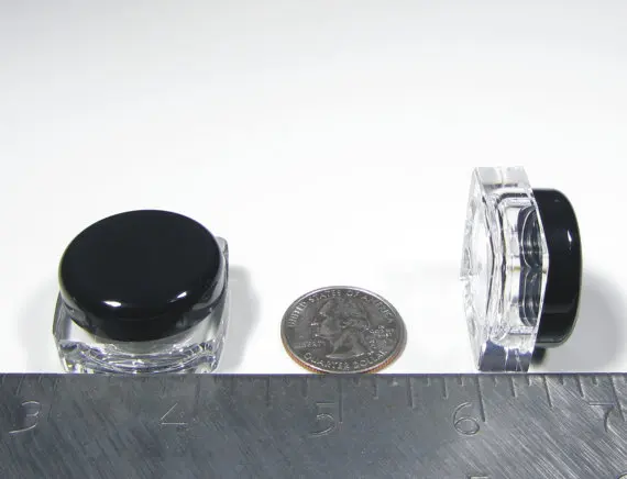 500 шт контейнеры для красоты пластиковые толстые настенные квадратные