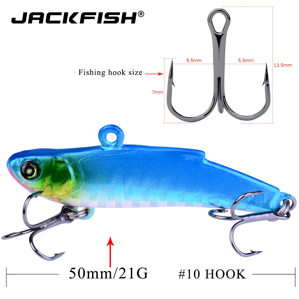 JACKFISH 1 шт. металлическая рыболовная приманка в виде ложки 21 г свинцовые