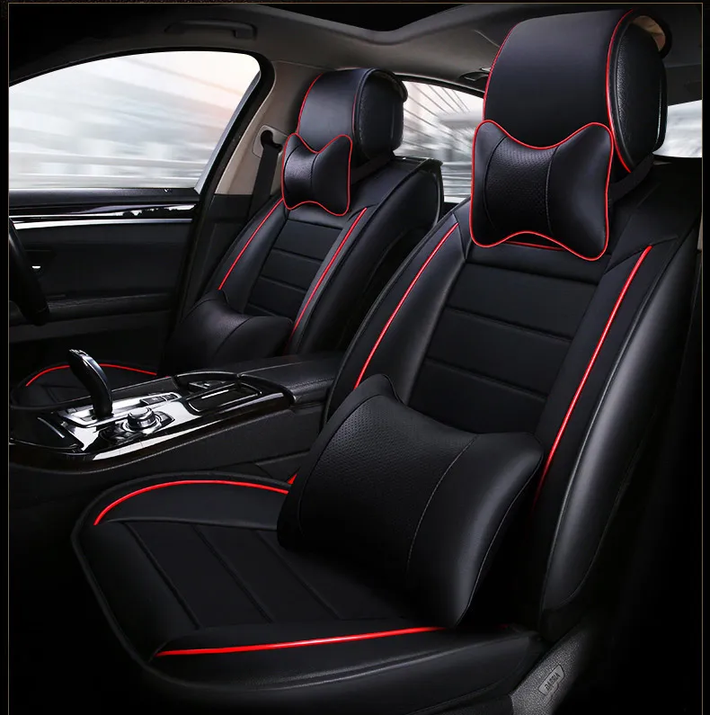 black Сиденья автомобиля чехлы для toyota prius 20 30 yaris highlander toyota Previa rav 4 rav4 camry 40 50 corolla 2013 2012 2011 2010 - Название цвета: black