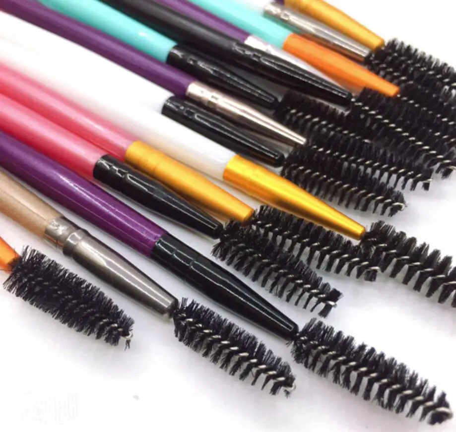 1000 Pcs Multicolor Eyelash Brush Mascara Applicator Wands Makeup Brushes Tool | Красота и здоровье