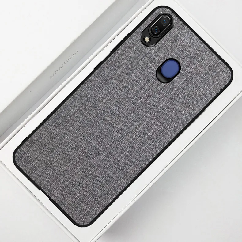 Чехол для Samsung Galaxy A10 A30 A40 A50 A70 роскошный кожаный мягкий силиконовый тканевый