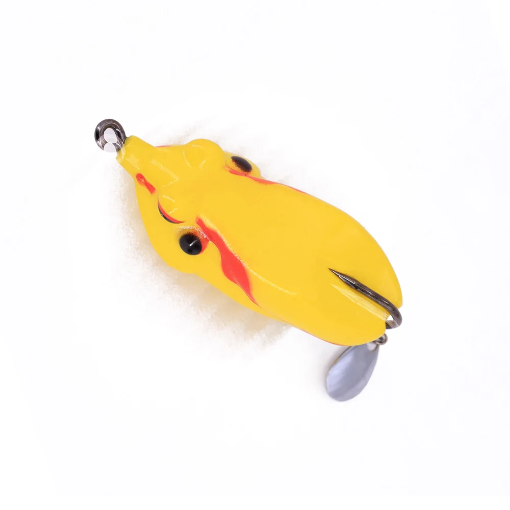 3 шт./партия воббер рыболовная приманка для рыбы в виде мягкой лягушки 6 см 14 г