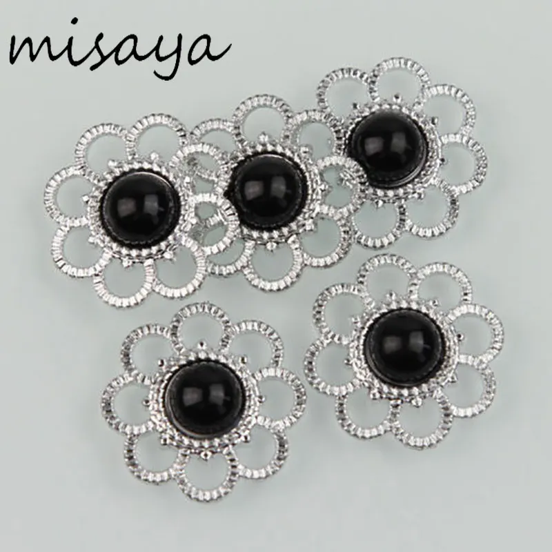 Misaya 30 шт. искусственная кожа новый стиль цветок плоская задняя сторона