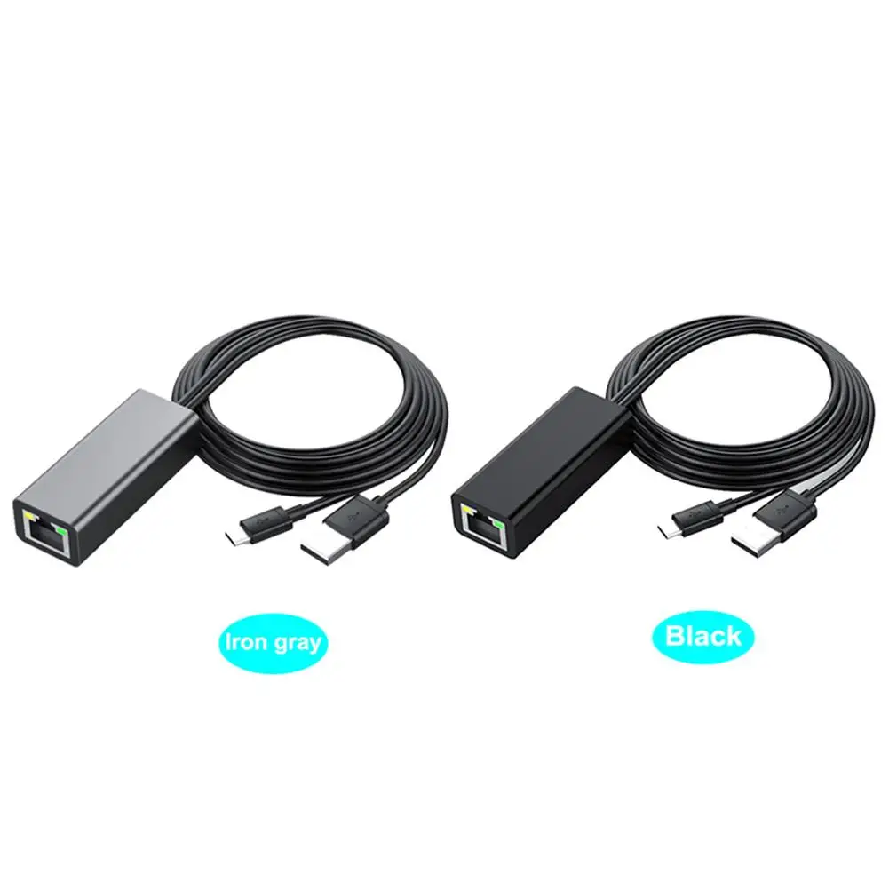 Кабель переходник Fire TV HD 480 Мбит/с Micro USB 2 0 RJ45 Ethernet 10/100 для Google Home/Chromecast