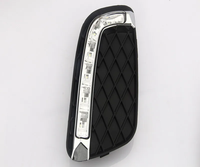 Автомобильные мигалки 2 шт. DRL для Mercedes Benz Smart fortwo 2008 2009 2010 2011 дневные ходовые огни Противотуманные фары крышка автомобиля Стайлинг