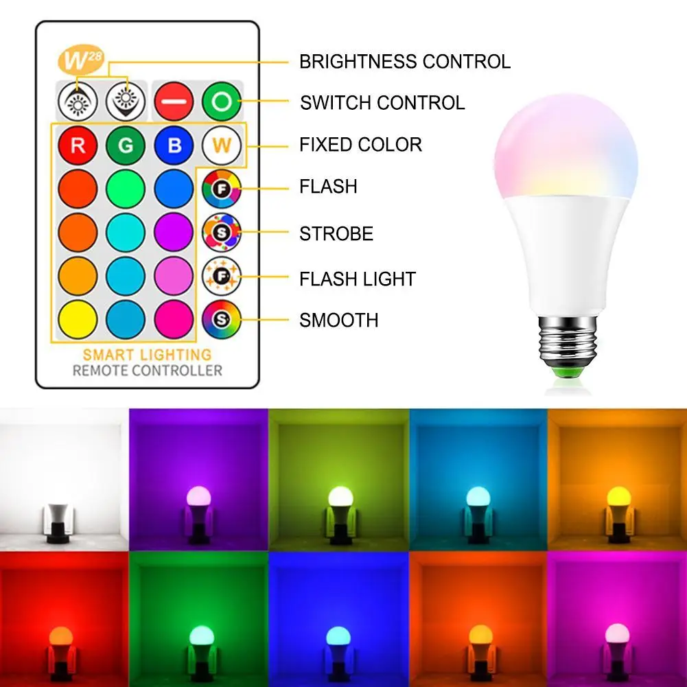 Светодиодный светильник 5 цветов для украшения дома 220 240 В RGB светодиодный 3 Вт 10