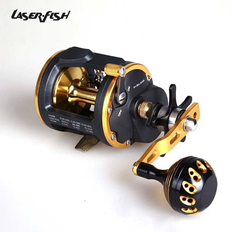 LaserFish STC троллинговая катушка 7BB 18 кг сферические металлической ручкой со