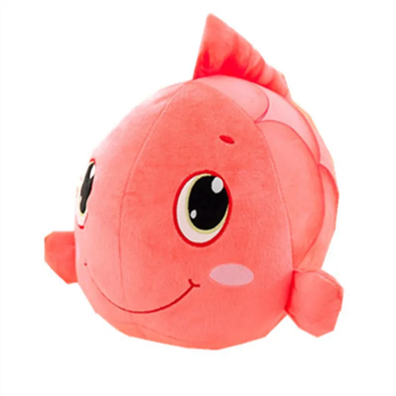1pcs 35cm Cute Cat Food Plush Fish Toys Stuffed Animal Doll Goldfish Kids Room Decor Toy For Children Christmas Halloween Gifts | Игрушки и