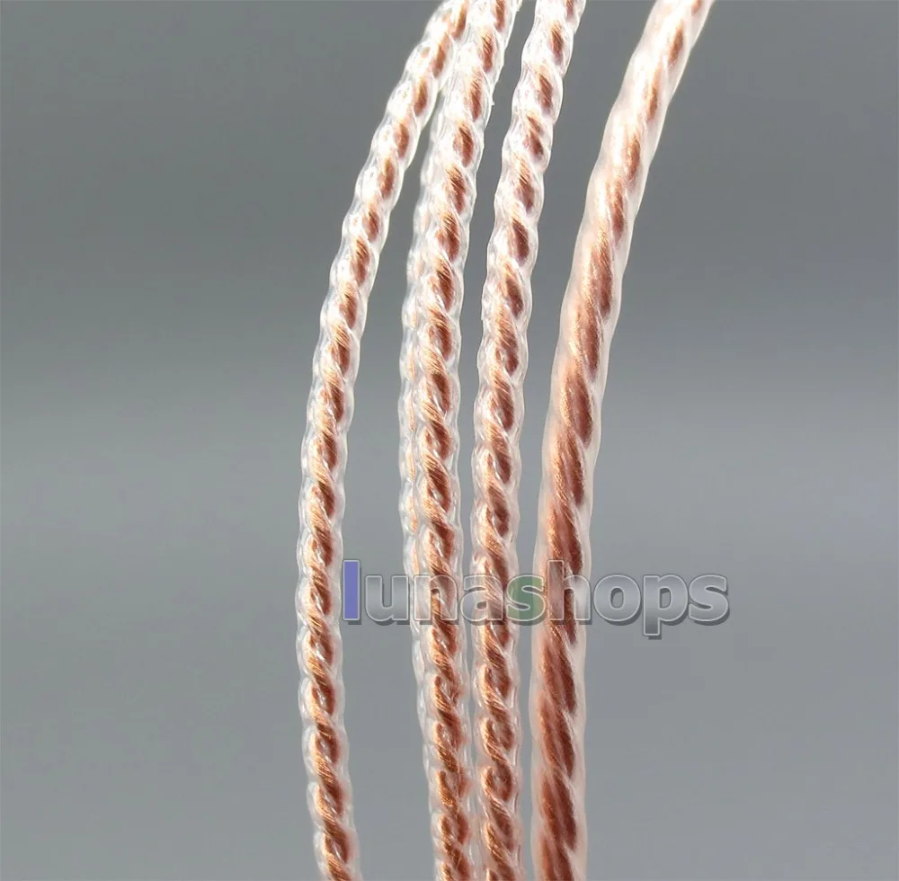 LN005662 3 5 мм 2 4 наушники серебряный 7N OCC кабель для DUNU DN 2002 2BA T5 2Dynamic Hybrid|Аксессуары