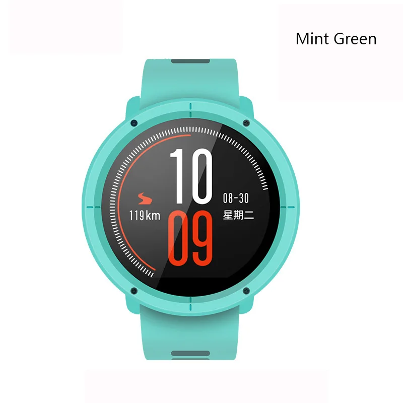 mint green Жесткий пластиковый защитный чехол для Xiaomi Huami AMAZFIT Pace чехол спортивный чехол для смарт часов для Amazfit Pace аксессуары - Цвет: mint green