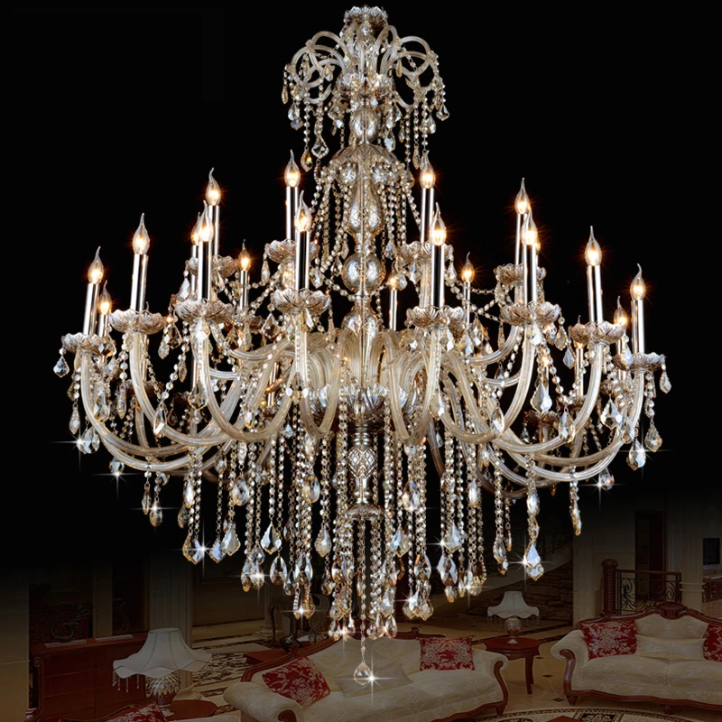 люстра шампанское потолочная гостиная арт деко Люстра на лестницу Стеклянные