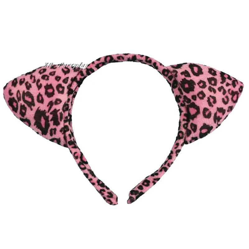 1 PC Sexy Leopard Plush Headband Cute Cat Ear Hair For Women Girls Headwear Easter Party home decor birthday|Сувениры для