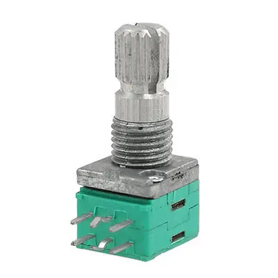 6mm Diameter Shaft 10K ohm 80mW Carbon Single Turn Axial Potentiometer Pot