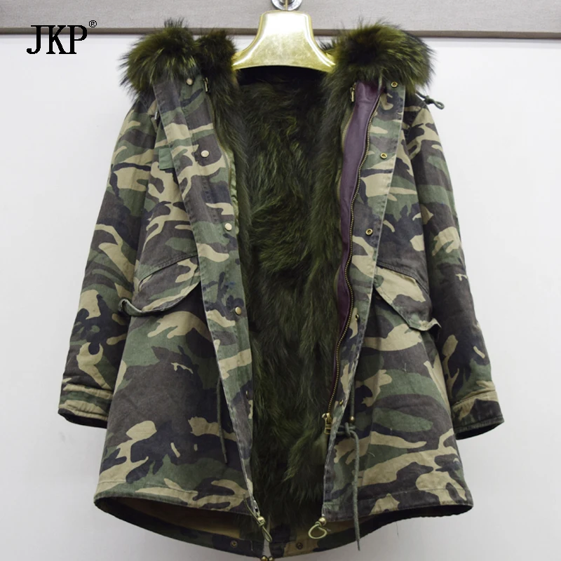 2020 зимняя женская куртка армейская зеленая длинная парка пальто с натуральным