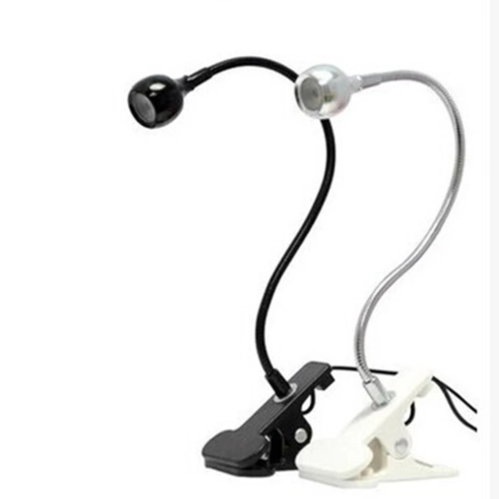 Регулируемая Гибкая настольная лампа USB в виде гусиной шеи для ухода за