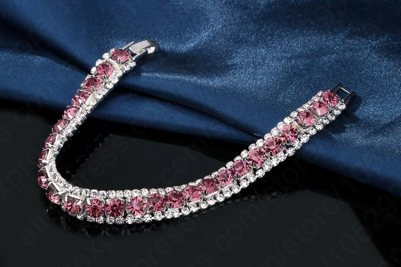 Женский браслет из серебра 925 пробы с фианитами|bracelets & bangles|sterling silver jewelry bangles925