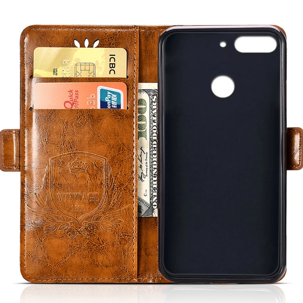 SRHE Flip Cover For HTC Desire 12 Plus Case Leather Silicone With Wallet Magnet Vintage 12+ | Мобильные телефоны и