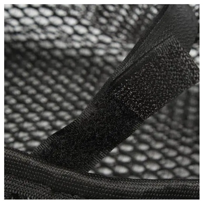 AUTO -Protection Cover in Polyester fiber Motorcycle Saddle Seat Rear Pad 3D Black L |